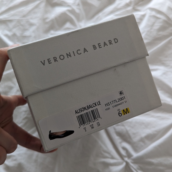 NWT Veronica Beard Alison Snake Print Ballerina Flats - Picture 4 of 7